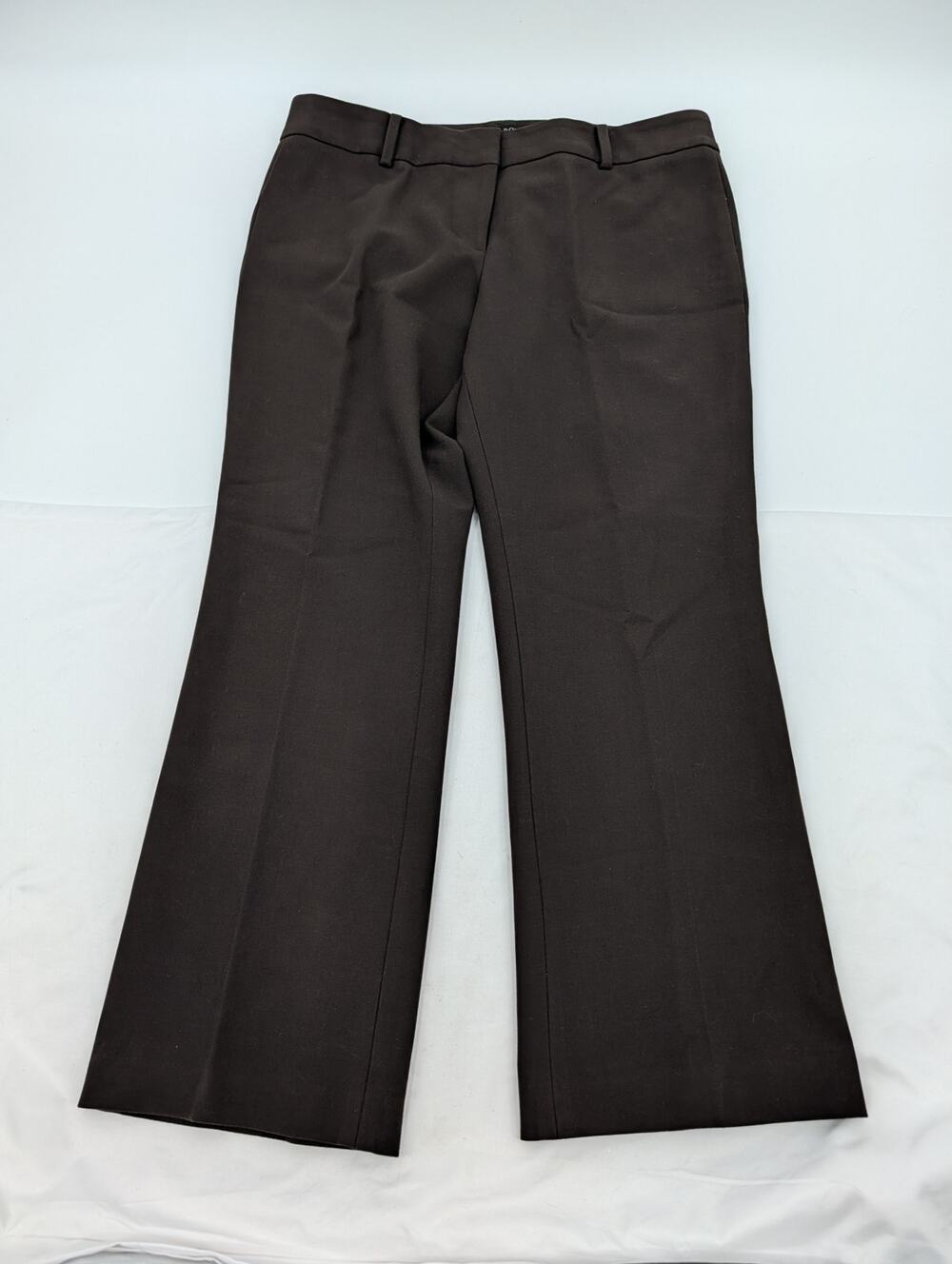 Talbots Modern 12P Brown Pants Career Office Work Capsule Basic Neutral Staple